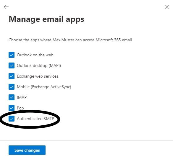 activate-authenticated-smtp